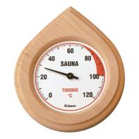 Sauna Thermometer holzgefasst 